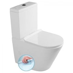 WC-pott Sapho Paco Rimless slim aeglaselt sulguva kaanega hind ja info | WС-potid | kaup24.ee
