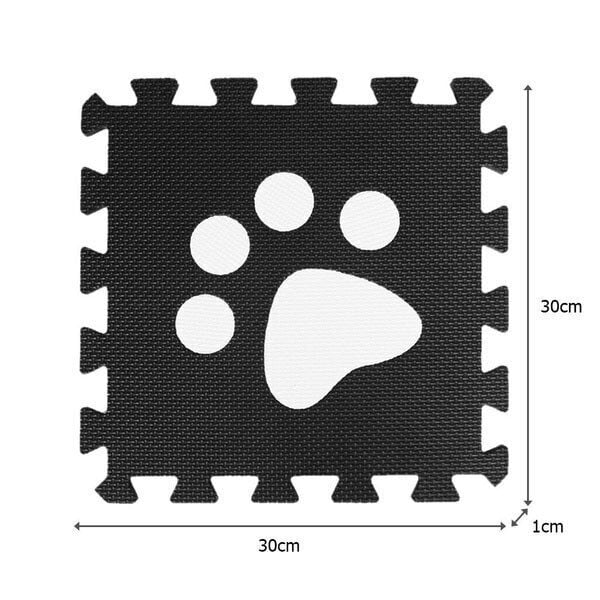 Pehme puzzle matt "Tassid", 90x90 hind ja info | Tegelustekid | kaup24.ee