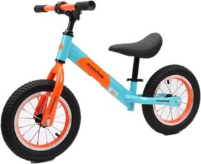 Балансировочный велосипед - Moovkee, 12", синий и оранжевый цена и информация | Балансировочные велосипеды | kaup24.ee