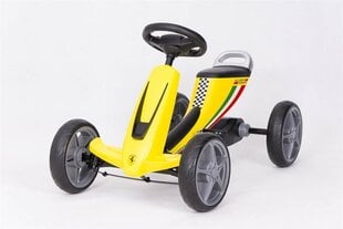 Ferrari Mini Kart, kollane hind ja info | Poiste mänguasjad | kaup24.ee