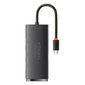 Baseus Lite Series HUB USB Type C adapter - 4x USB 3.0 25cm black (WKQX030301) цена и информация | USB jagajad, adapterid | kaup24.ee