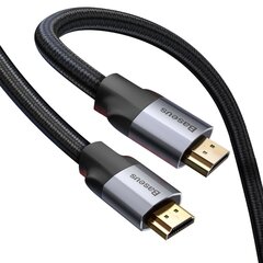 Кабель Baseus Enjoyment HDMI cable 4K60Hz 0.75 м, dark gray цена и информация | Кабели для телефонов | kaup24.ee