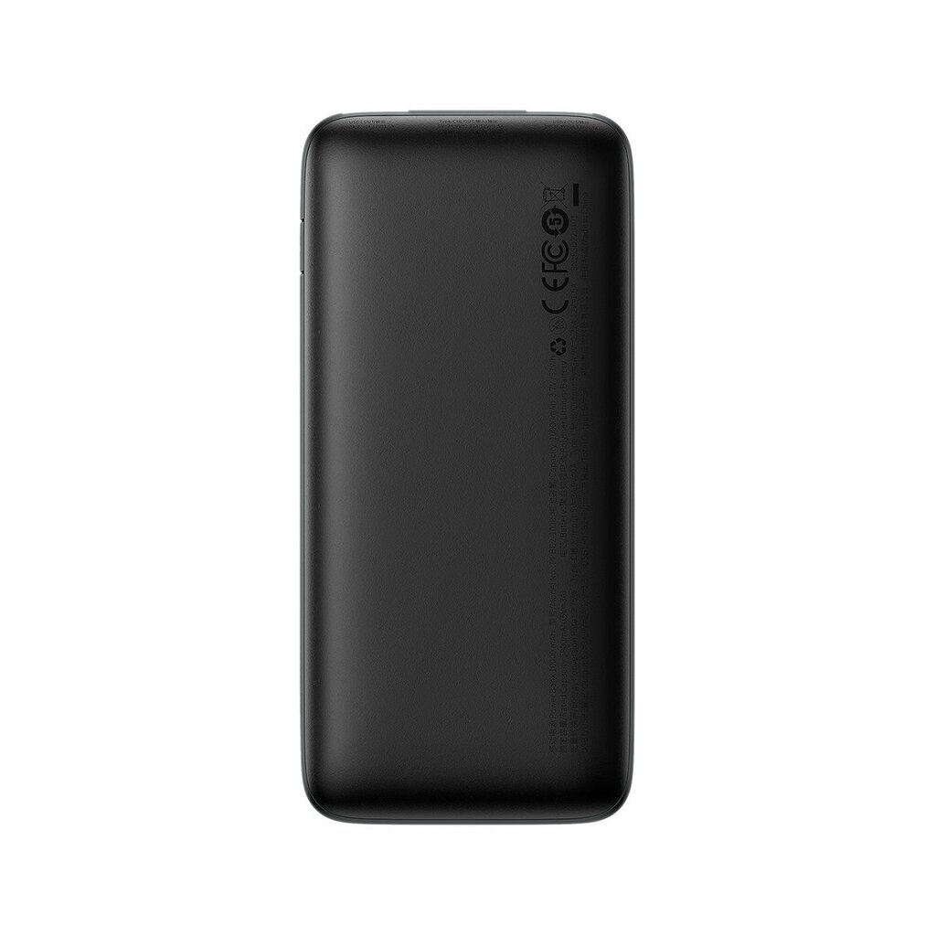 Baseus Bipow Pro powerbank 10000mAh 20W + USB 3A 0.3m cable black (PPBD040101) цена и информация | Akupangad | kaup24.ee