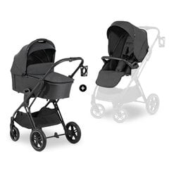 Hauck universaalne jalutuskäru Vision X Set 2in1, Melange Black hind ja info | Vankrid, jalutuskärud | kaup24.ee