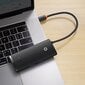 Baseus Lite Series multifunctional HUB USB Type C - 2 x USB 3.0 / USB Type C PD / HDMI 1,4 / SD / TF black (WKQX050101) цена и информация | USB jagajad, adapterid | kaup24.ee