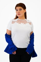 Pluus naistele Salma, valge hind ja info | Naiste pluusid, särgid | kaup24.ee