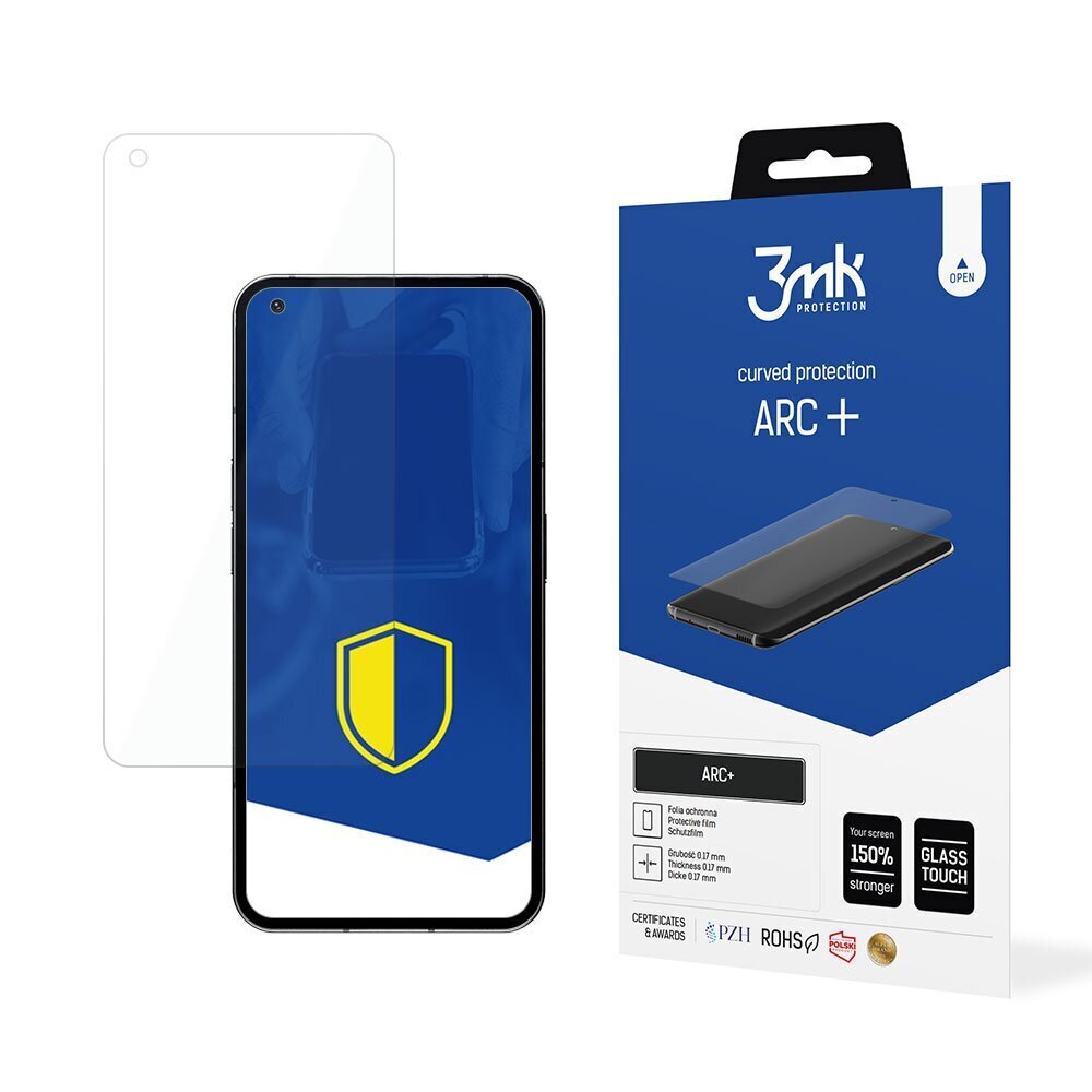 Nothing Phone 1 - 3mk ARC+ screen protector цена и информация | Ekraani kaitsekiled | kaup24.ee
