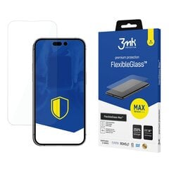 Защитное стекло Apple iPhone 14 Pro Max - 3mk FlexibleGlass Max™ screen protector цена и информация | Защитные пленки для телефонов | kaup24.ee