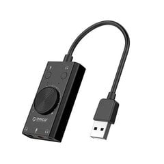 Väline USB helikaart ORICO SC2 цена и информация | Звуковые карты | kaup24.ee