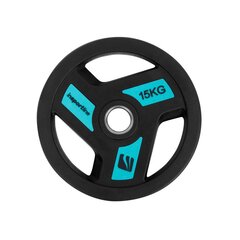 Весовой диск с резиновым покрытием inSPORTline Olympic Herk, 15 кг цена и информация | Insportline Горное катание | kaup24.ee