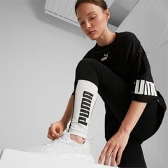 Женские леггинсы Puma Power 849955*01, чёрные / белые цена и информация | Спортивная одежда для женщин | kaup24.ee