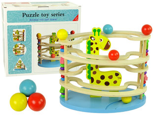 Puidust pallirada koos kaelkirjakuga hind ja info | Imikute mänguasjad | kaup24.ee
