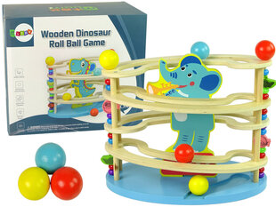 Деревянная дорожка для мячей со слоном цена и информация | Игрушки для малышей | kaup24.ee
