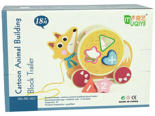 Puidust sorteerija nööriga - Kilpkonn - Turtle hind ja info | Imikute mänguasjad | kaup24.ee