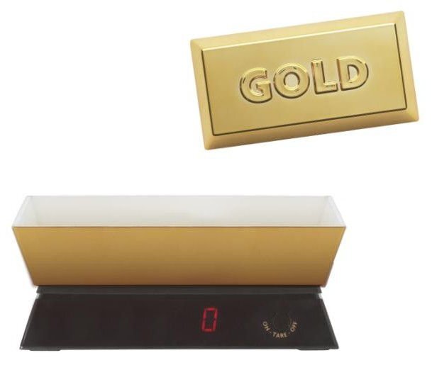 ViceVersa Kitchen Scale 5kg gold 12982 hind ja info | Köögikaalud | kaup24.ee