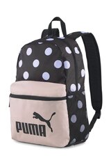 Seljakott Puma Phase AOP Backpack, Black-polka Dot AOP цена и информация | Рюкзаки и сумки | kaup24.ee