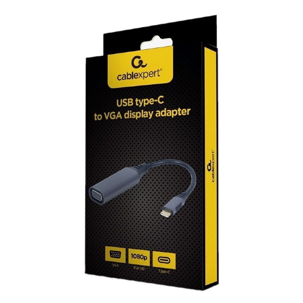 Adapter Gembird A-USB3C-VGA-01, USB C – VGA цена и информация | USB jagajad, adapterid | kaup24.ee