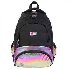 Seljakott St.Right, 17" "Holo Multicolor" ergonoomilise ventileeruvast materjalist seljatoestusega hind ja info | Koolikotid, sussikotid | kaup24.ee