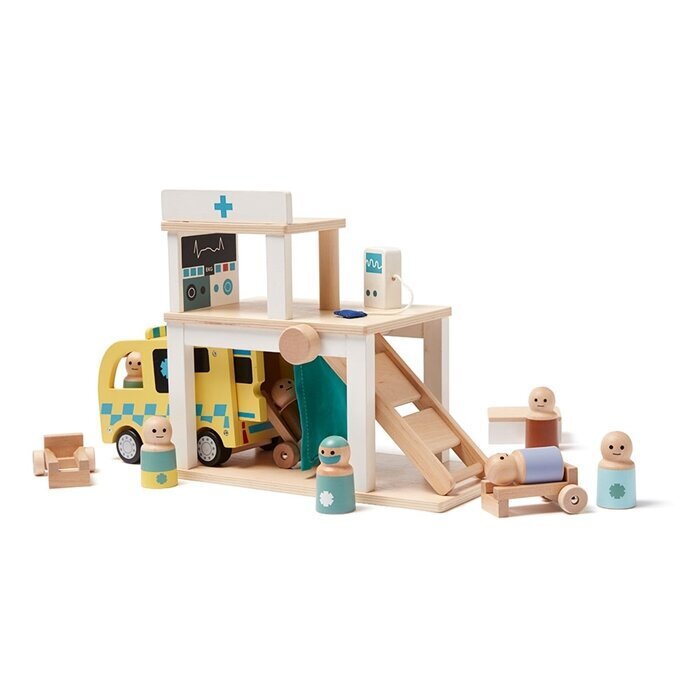 Laste mänguhaigla Kids Concept, puidust цена и информация | Imikute mänguasjad | kaup24.ee