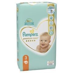 Подгузники Pampers Premium Care, Value Pack размер 3, 60 шт. х 1 шт. упаковка цена и информация | Пеленки | kaup24.ee