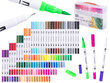 Värviliste viltpliiatsite komplekt - markerid 100 värvi hind ja info | Kunstitarbed, voolimise tarvikud | kaup24.ee