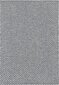 NARMA kahepoolne plasticWeave vaip Diby, must-valge, 70 x cm цена и информация | Vaibad | kaup24.ee