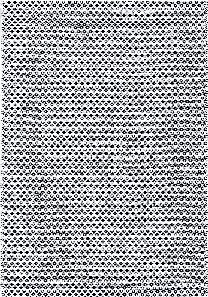 NARMA kahepoolne plasticWeave vaip Diby, must-valge, 70 x 150 cm цена и информация | Vaibad | kaup24.ee