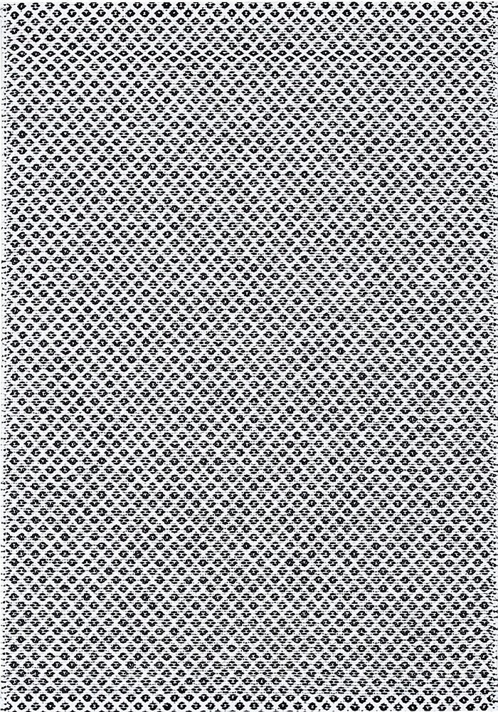 NARMA kahepoolne plasticWeave vaip Diby, must-valge, 70 x 200 cm hind ja info | Vaibad | kaup24.ee
