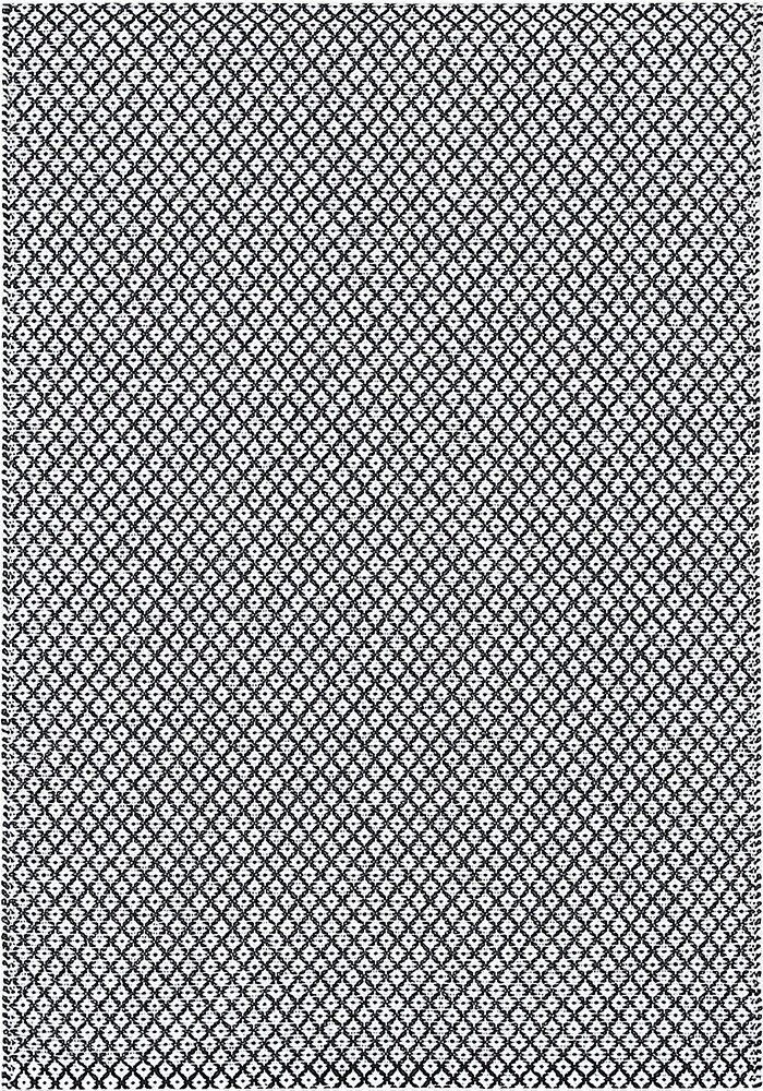 NARMA kahepoolne plasticWeave vaip Diby, must-valge, 70 x 350 cm цена и информация | Vaibad | kaup24.ee