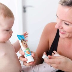 Детская зубная паста для прорезывающихся зубов от 0-2 лет Brush Baby Toothpaste Art.BRB091, 50 мл цена и информация | Для ухода за зубами | kaup24.ee