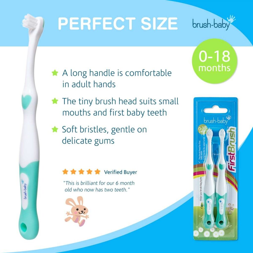 Brush Baby FirstBrush Art.BRB096 hind ja info | Laste ja ema kosmeetika | kaup24.ee