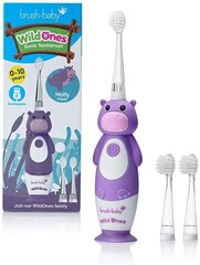 Электрическая зубная щётка Brush Baby WildOne Hippo Art.BRB236    цена и информация | Электрические зубные щетки | kaup24.ee