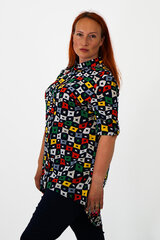Блуза-рубашка с узором, с отделкой на планке цена и информация | Женские блузки, рубашки | kaup24.ee