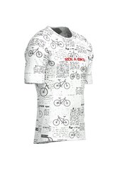 Suvine T-särk Ride a Bike - White цена и информация | Мужские футболки | kaup24.ee