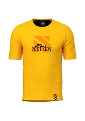 Летняя футболка Rest Day - Yellow Casual цена и информация | Meeste T-särgid | kaup24.ee