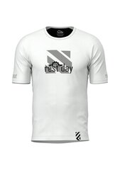 Летняя футболка Rest Day - White Casual цена и информация | Meeste T-särgid | kaup24.ee