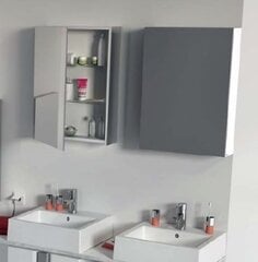 Навесной шкафчик для ванной Kolo Twins 50 x 70 см, серый цена и информация | Шкафчики для ванной | kaup24.ee