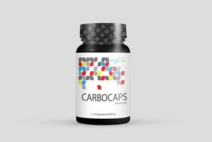 Toidulisand CARBOCAPS (aktiivsüsi) korgid, 20 tk, 400 mg hind ja info | Vitamiinid, toidulisandid, preparaadid tervise heaoluks | kaup24.ee