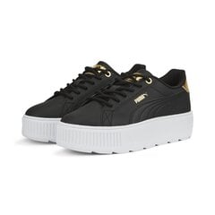 Puma naiste vabaajajalatsid Karmen Distressed 387636*01, must/kuldne hind ja info | Naiste spordi- ja vabaajajalatsid | kaup24.ee