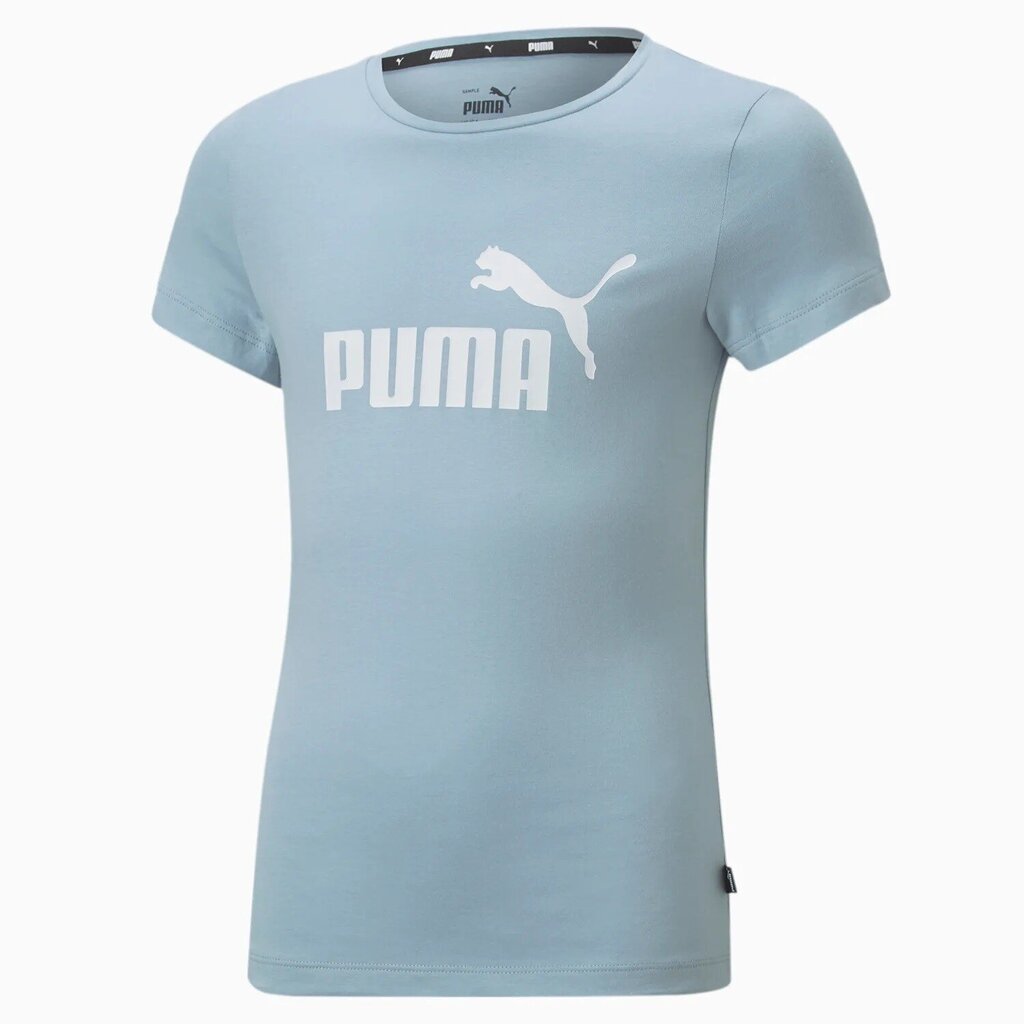 Puma laste T-särk 587029*79, helesinine цена и информация | Tüdrukute särgid | kaup24.ee