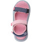 Sandaalid tüdrukutele Kappa 260886Mfk 6117, roosa /hall hind ja info | Laste sandaalid | kaup24.ee