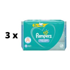 Salvrätikud Pampers Fresh Clean, 3 x 52tk x 3tk. pakett цена и информация | Влажные салфетки | kaup24.ee