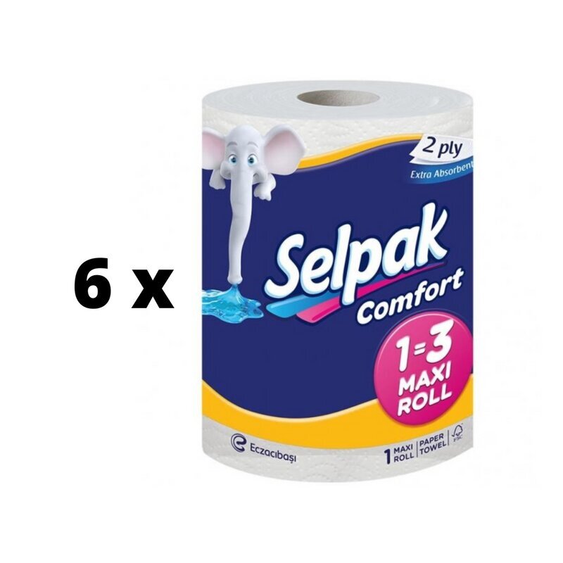 Paberrätik SELPAK Maxi Roll 270 tk. lehed, 36,1 m. x 6 tk. pakett hind ja info | WC-paber, majapidamispaber | kaup24.ee