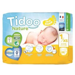 Tidoo Nature Newborn Art.142566 цена и информация | Подгузники | kaup24.ee
