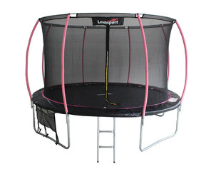 Trampoliin võrguga - Lean Sport Max, 487 cm, must ja roosa hind ja info | Batuudid ja batuudi varuosad | kaup24.ee