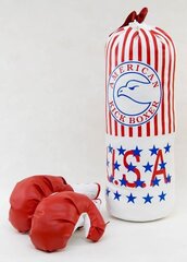 Poksikomplekt lastele USA, 41cm hind ja info | Arendavad mänguasjad | kaup24.ee