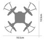 Syma X20-S droon (2,4 GHz, güroskoop, laskekaugus kuni 20 m, 10,5 cm), must hind ja info | Poiste mänguasjad | kaup24.ee