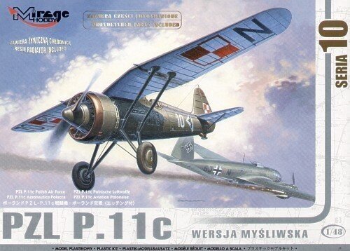 PZL P.11c Poola lennuk цена и информация | Klotsid ja konstruktorid | kaup24.ee