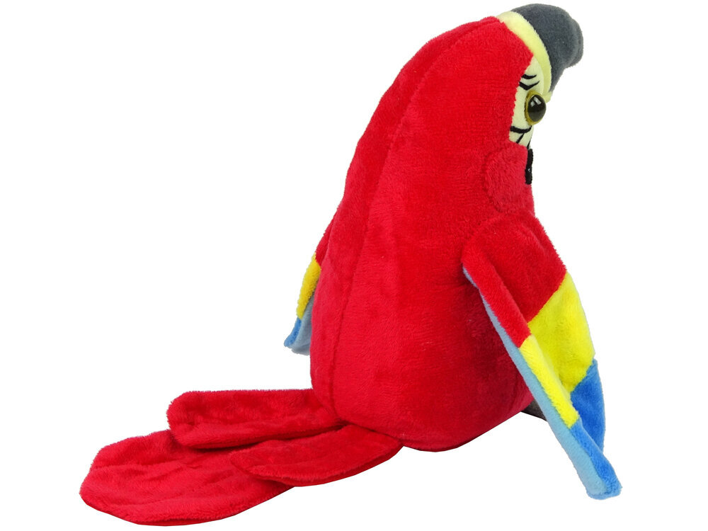 Interaktiivne rääkiv papagoi, punane цена и информация | Pehmed mänguasjad | kaup24.ee