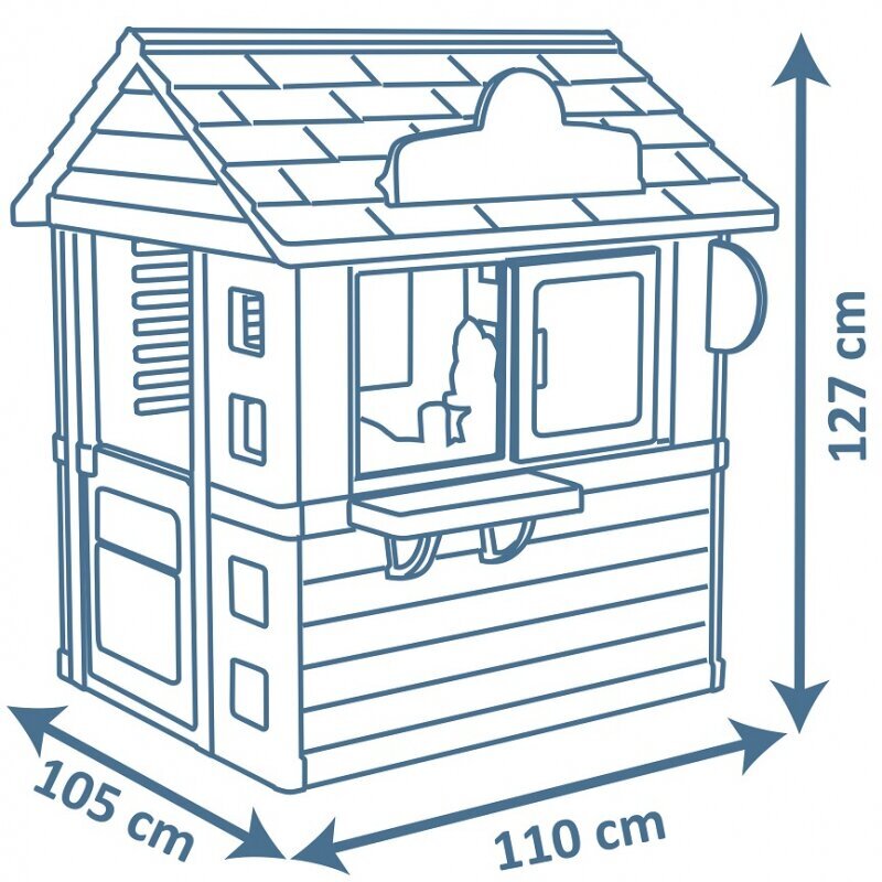 Aiamaja Sweety Corner Smoby цена и информация | Mänguväljakud, mängumajad | kaup24.ee